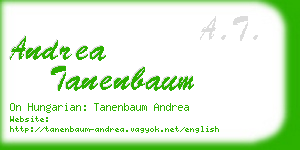andrea tanenbaum business card